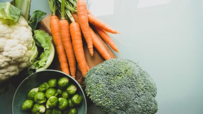 carrots and broccoli on stainless steel bowl