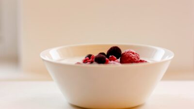 a bowl of berries